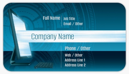 Design Preview for Design Gallery: Electronics Business Card Stickers, Small
