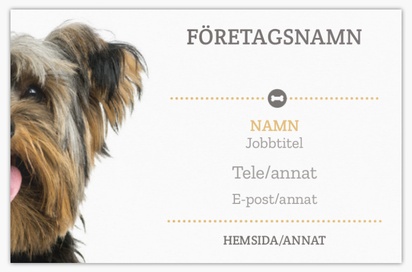 Förhandsgranskning av design för Designgalleri: Hunduppfödare Extratjocka visitkort, Standard (85 x 55 mm)