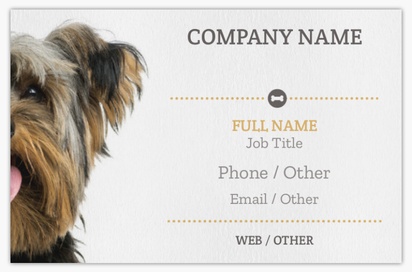 Design Preview for Design Gallery: Boarding Kennel & Catteries Natural Uncoated Business Cards