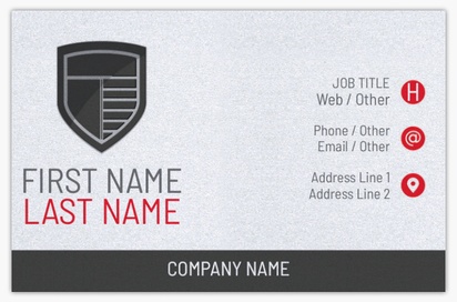 Design Preview for Design Gallery: Public Safety Pearl Business Cards