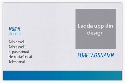 Förhandsgranskning av design för Designgalleri: Finans & försäkring Visitkort med linneyta