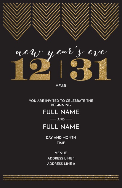 Design Preview for Design Gallery: Typographical Wedding Invitations, Flat 11.7 x 18.2 cm