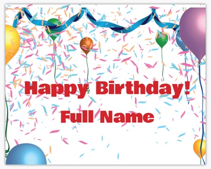 Design Preview for Birthday Posters Templates, 16" x 20"