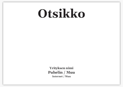 Mallin esikatselu Mallivalikoima: Konservatiivinen Säänkestävät julisteet, A0 (841 x 1 189 mm) 