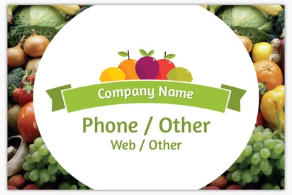 Design Preview for Design Gallery: Organic Food Stores Vinyl Banners, 122 x 183 cm