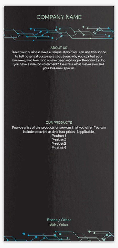 Design Preview for Design Gallery: Management Information Systems Flyers & Leaflets,  No Fold/Flyer DL (99 x 210 mm)