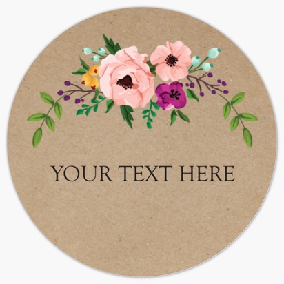 Design Preview for Design Gallery: Floral Sheet Stickers