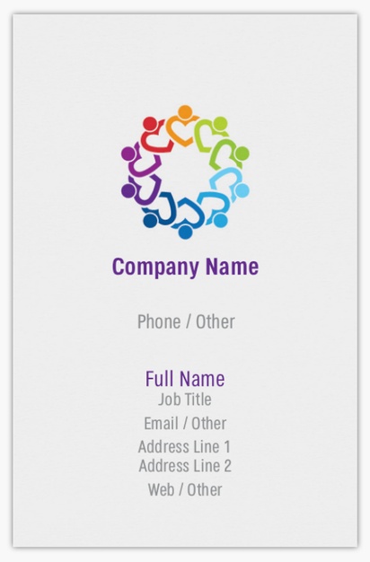 Design Preview for Design Gallery: Guidance and Counselling Standard Business Cards, Standard (85 x 55 mm)