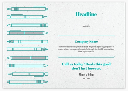 Design Preview for Design Gallery: Writing & Editing Flyers, None A5
