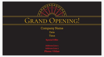 Design Preview for Design Gallery: Grand Opening Postcards, 6" x 11"