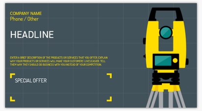 A survey building surveyor gray yellow design