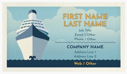 Design Preview for Design Gallery: Travel Agencies Natural Textured Business Cards
