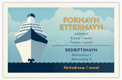 Forhåndsvisning av design for Designgalleri: Båter og maritimt utstyr Svært tykke visittkort, Standard (85 x 55 mm)