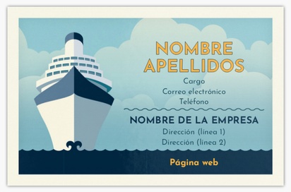 Vista previa del diseño de Galería de diseños de tarjetas de visita con acabado brillante para barcos