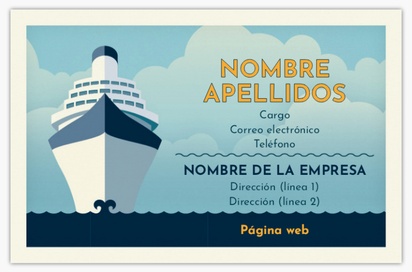 Vista previa del diseño de Galería de diseños de tarjetas de visita standard para barcos, Standard (85 x 55 mm)