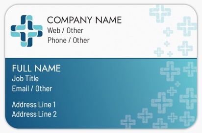 Design Preview for Design Gallery: Medical Professionals Rounded Corner Business Cards, Rounded Standard (85 x 55 mm)