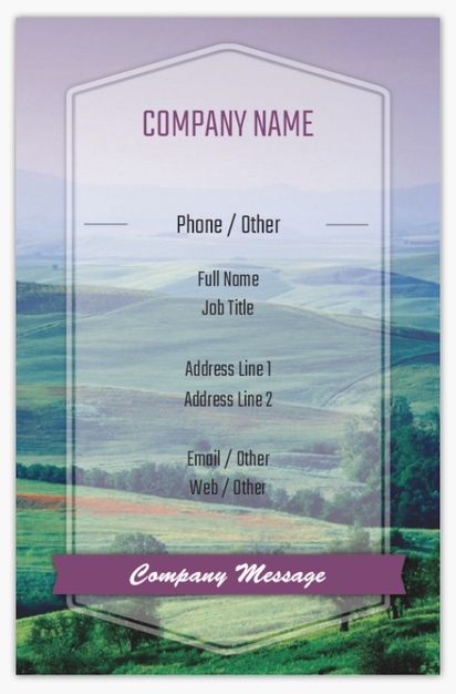 Design Preview for Design Gallery: Agriculture & Farming Standard Business Cards, Standard (85 x 55 mm)