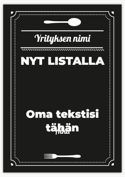 Mallin esikatselu Mallivalikoima: Ruoka & Juoma Säänkestävät julisteet, A0 (841 x 1 189 mm) 