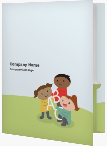 Design Preview for Education & Child Care Custom Presentation Folders Templates, 9.5" x 12"