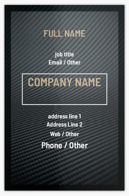 Design Preview for Design Gallery: Auto Dealers Metallic Business Cards