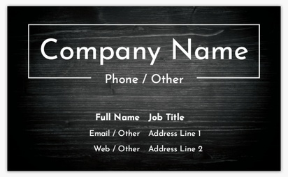 Design Preview for Design Gallery: Coffee Shops Standard Business Cards, Standard (91 x 55 mm)