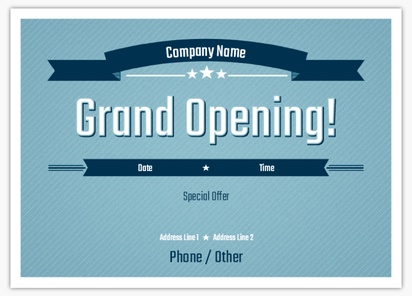 Design Preview for Design Gallery: Grand Opening Postcards, 5" x 7"