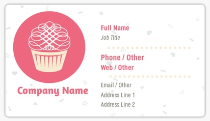 Design Preview for Design Gallery: cafes and restaurants Business Card Stickers