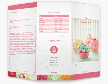 Design Preview for Design Gallery: Candy Shops Custom Brochures, 8.5" x 11" Tri-fold