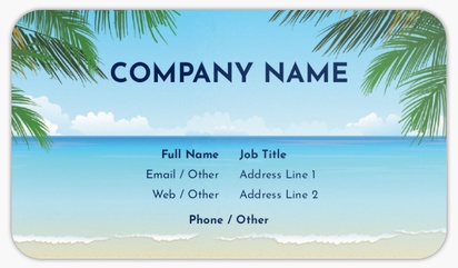 Design Preview for Design Gallery: Tanning Salons Rounded Corner Business Cards, Standard (3.5" x 2")