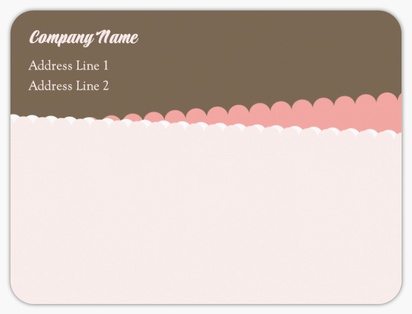 Design Preview for Design Gallery: Clothing Mailing Labels, 10 x 7.5 cm