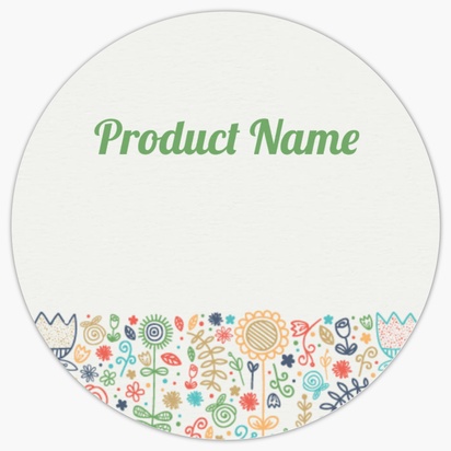 Design Preview for Design Gallery: Product Labels on Sheets, Circle 3.8 x 3.8 cm