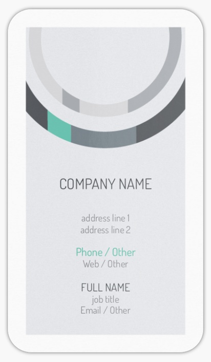 Design Preview for Computer Support Rounded Corner Business Cards Templates, Standard (3.5" x 2")