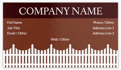A fence picket fence brown white design