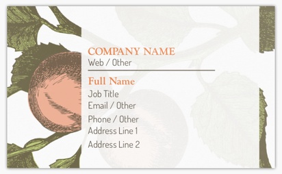 Design Preview for Design Gallery: Farmers Market Classic Visiting Cards