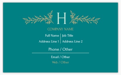 Design Preview for Design Gallery: Life Coaching Standard Business Cards, Standard (91 x 55 mm)