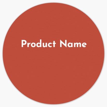 Design Preview for Design Gallery: Conservative Product Labels on Sheets, Circle 3.8 x 3.8 cm