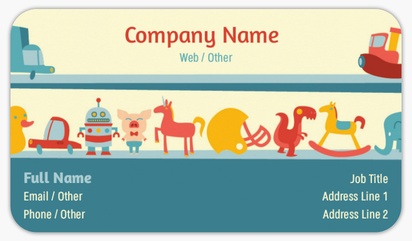 Design Preview for Design Gallery: Education & Child Care Rounded Corner Visiting Cards