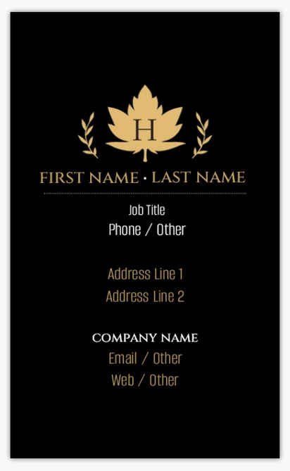 Design Preview for Design Gallery: Military Standard Business Cards, Standard (91 x 55 mm)