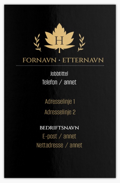 Forhåndsvisning av design for Designgalleri: Militær Svært tykke visittkort, Standard (85 x 55 mm)