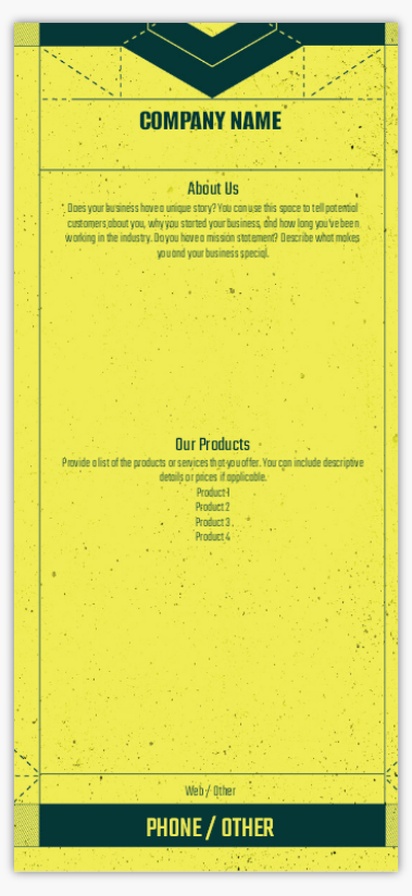 Design Preview for Design Gallery: Manufacturing & Distribution Rate Cards