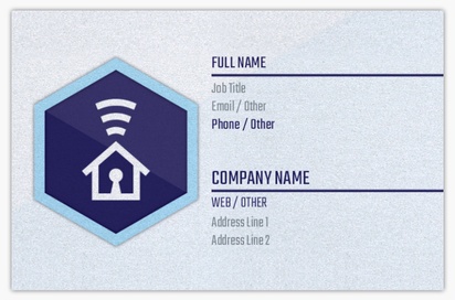 Design Preview for Design Gallery: Security Systems Installation & Maintenance Pearl Business Cards