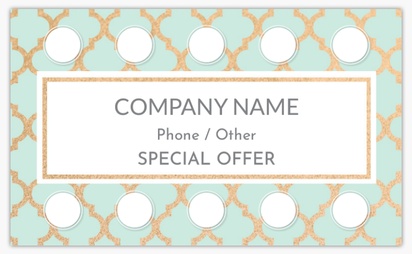 Design Preview for Design Gallery: Beauty Consulting & Pampering Loyalty Cards, Standard (91 x 55 mm)