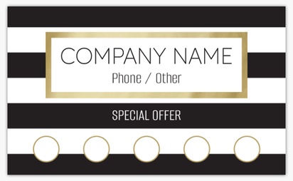 Design Preview for Design Gallery: Marketing & Communications Loyalty Cards, Standard (91 x 55 mm)