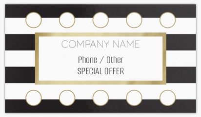 A loyalty card gold gray white design for Loyalty Cards