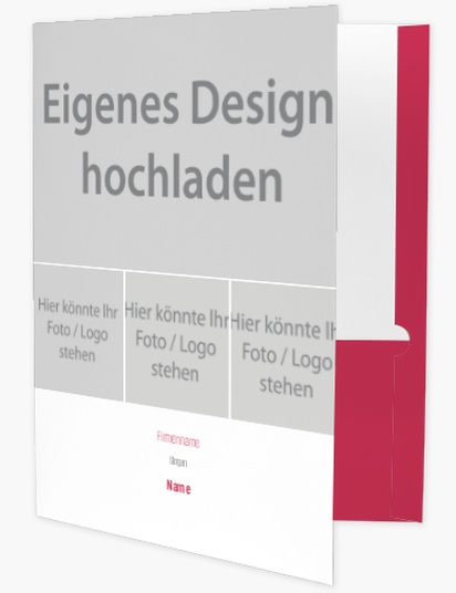 Designvorschau für Designgalerie: Präsentationsmappen, A4