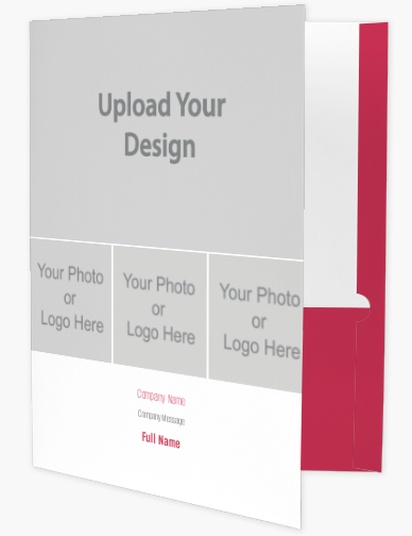 Design Preview for Design Gallery: Conservative Presentation Folders, A4