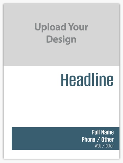 A 1 picture clean blue gray design with 1 uploads