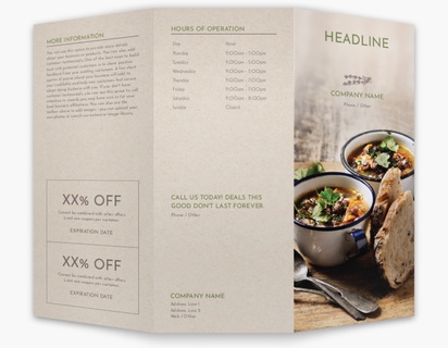 Design Preview for Design Gallery: Organic Food Stores Custom Brochures, 8.5" x 11" Tri-fold