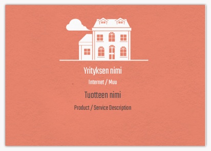 Mallin esikatselu Mallivalikoima: Kiinteistöjuristi Rullatarrat, Suorakulmio 10,5 x 7,4 cm Valkoinen paperi