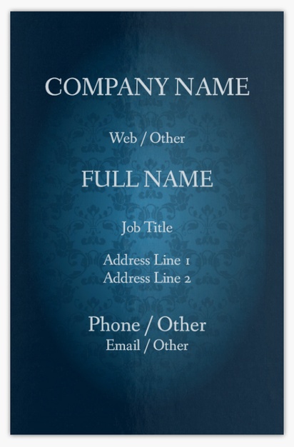 Design Preview for Design Gallery: Secretarial & Administrative Services Metallic Business Cards